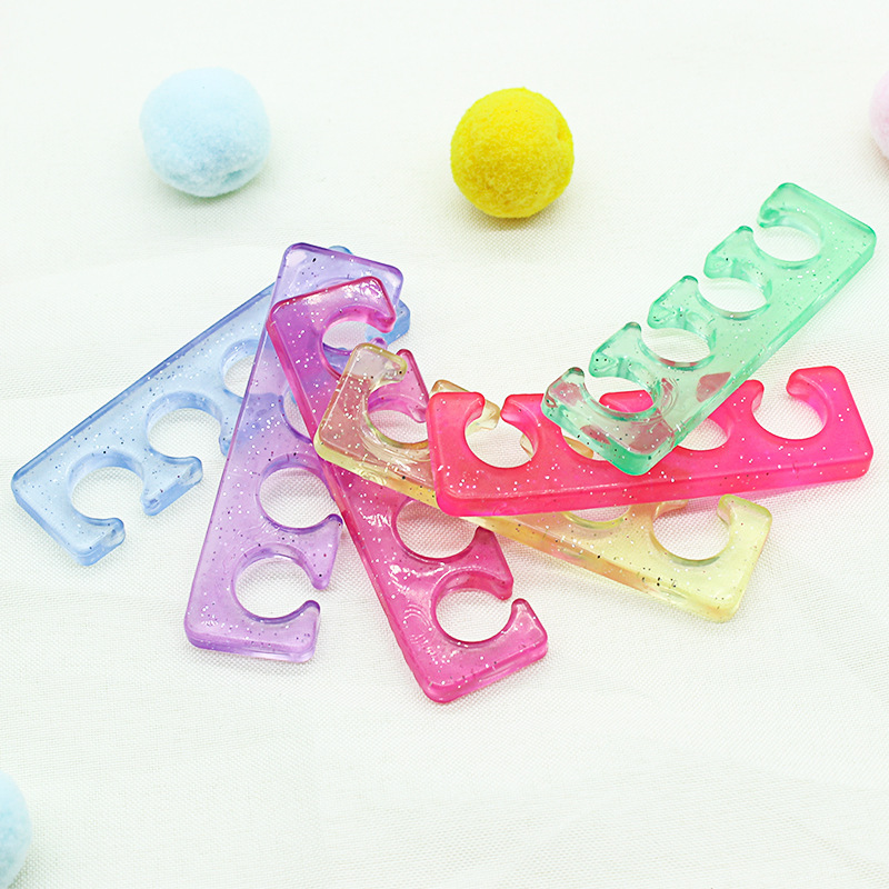 Silicone Manicure Toe Divider Finger Divider Nail Trimming Tool Set Upper Nail Polish Holder
