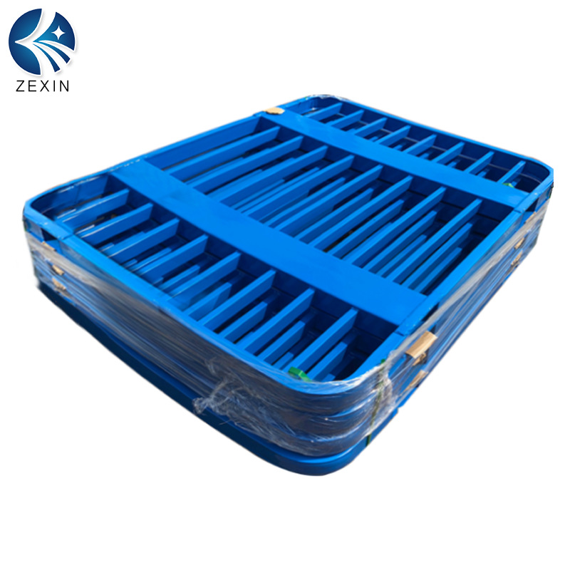 厂家热销四面进叉不锈钢地垫 可定承重2吨面粉饲料厂双面圆角托盘