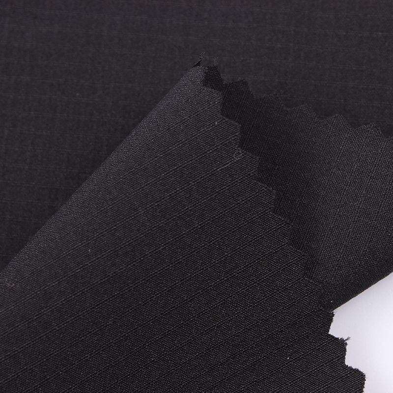 高品质70D尼龙双线0.2格子弹力布透气无汗运动裤锦纶氨纶四面弹