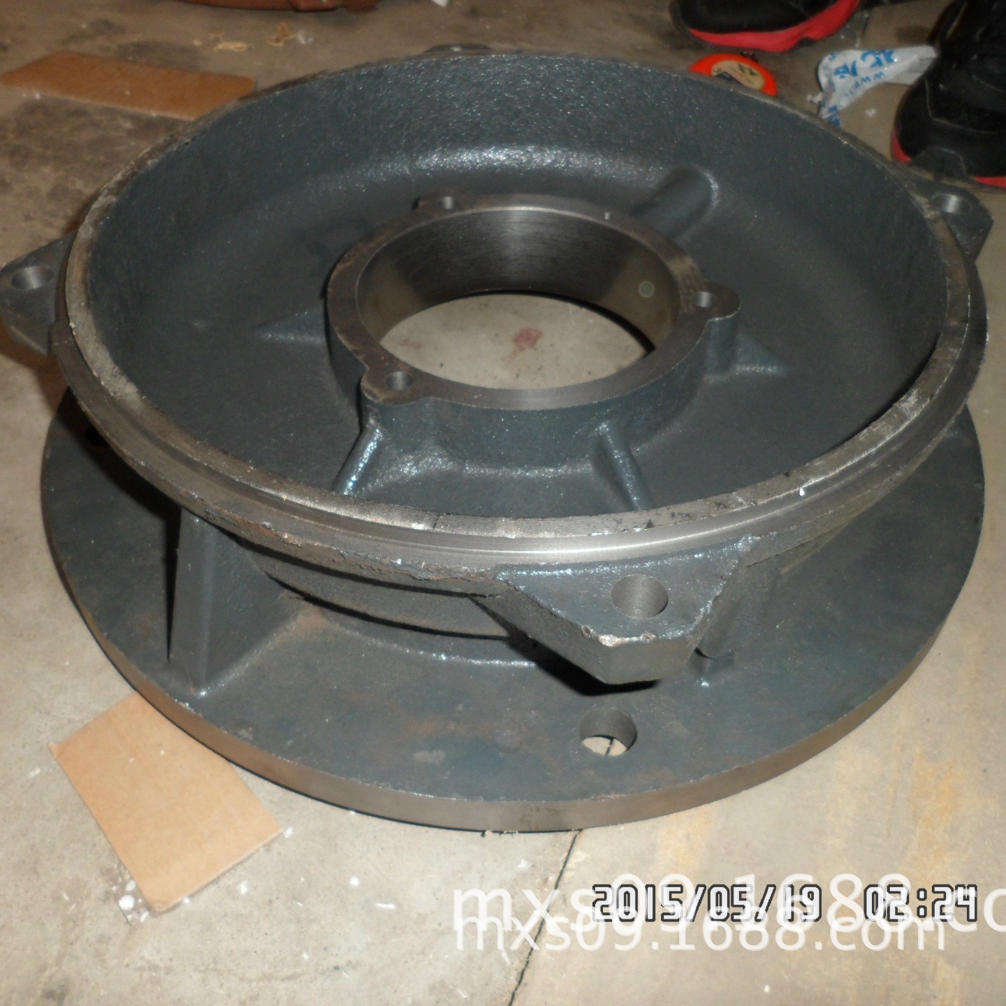 厂家按照图纸铝合金材质的刮刀电机前端盖   电机后端盖