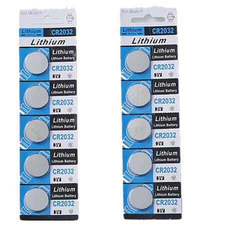 Guitar tuner special battery 3V button battery CR2032 ukulele erhu guzheng violin universal