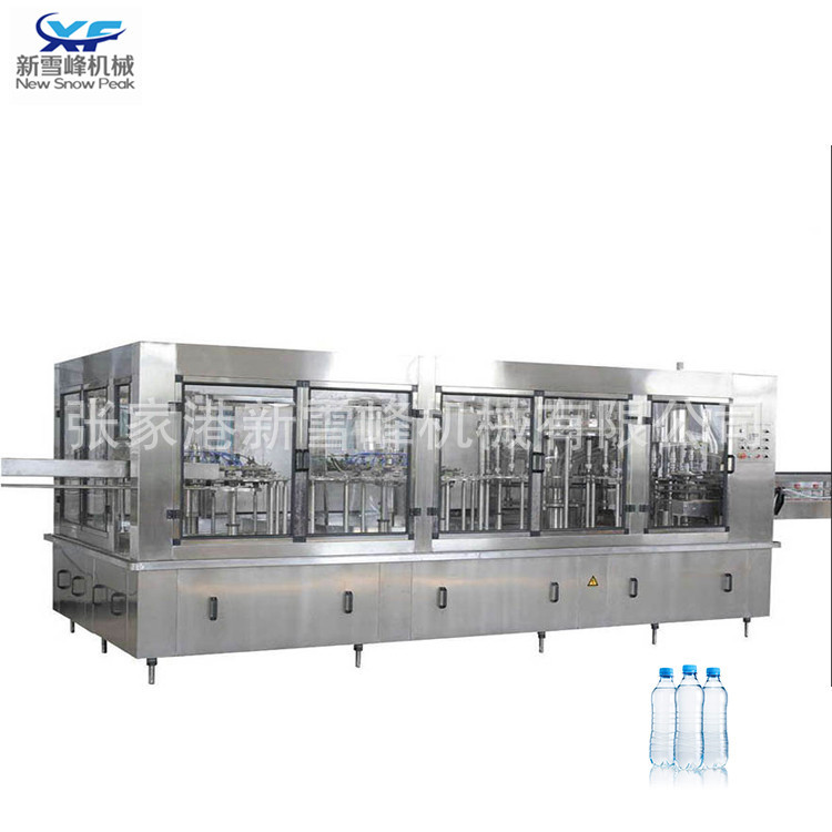 冲瓶、灌装、封盖三合一纯净水灌装机 瓶装矿泉水灌装生产线