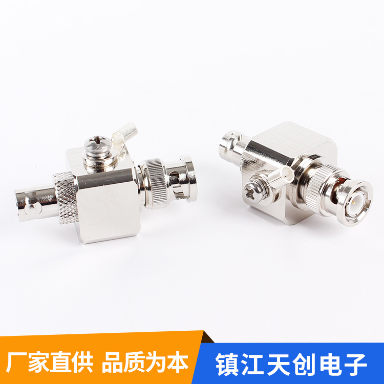 Factory wholesale BNC cable connector RF type waterproof RF coaxial male and female conversion head 3G coaxial lightning arrester