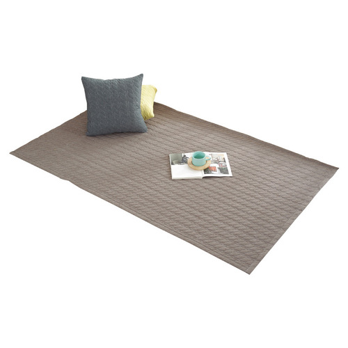 Pastoral quilted yarn-dyed cotton floor mat, fabric seat cushion, non-slip floor mat, bay window mat, nap mat, children's play mat