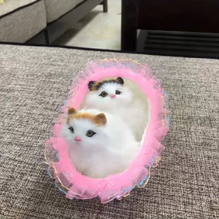 Парные фигурки кошек реалистичные подарок