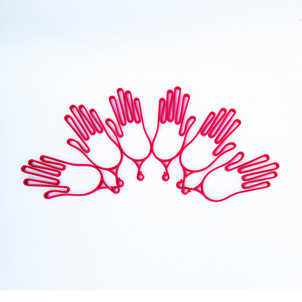 Marco de guante de golf al aire libre marco de soporte de guantes rojos