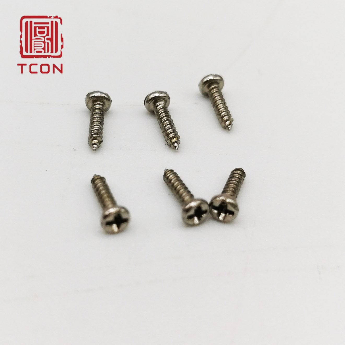 玩具螺丝铁镀镍十字圆头尖尾自攻螺丝PA电子小螺丝M1.2