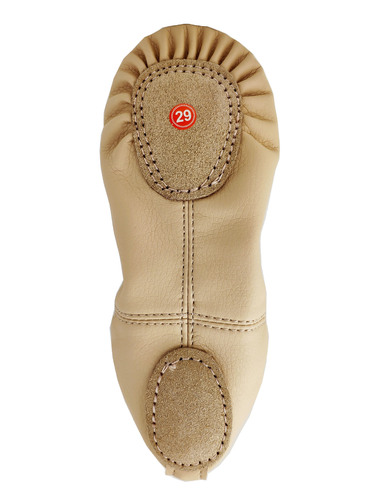 Soft leather embroidered ballet shoes with elastic laces, soft soles, cat claw design, stage performance, children's dance shoes, anti-slip.