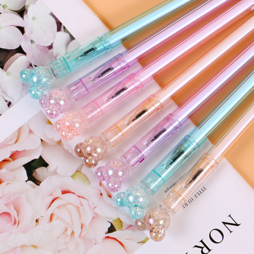 Gel pen Mickey cute creative internet celebrity student stationery supplies carbon water pen simple signature pen