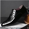 Spring wedding shoes for leather shoes English style pointy toe, sports shoes, classic suit, casual footwear, British style