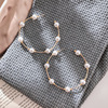 South Korean retro goods, capacious earrings from pearl, simple and elegant design