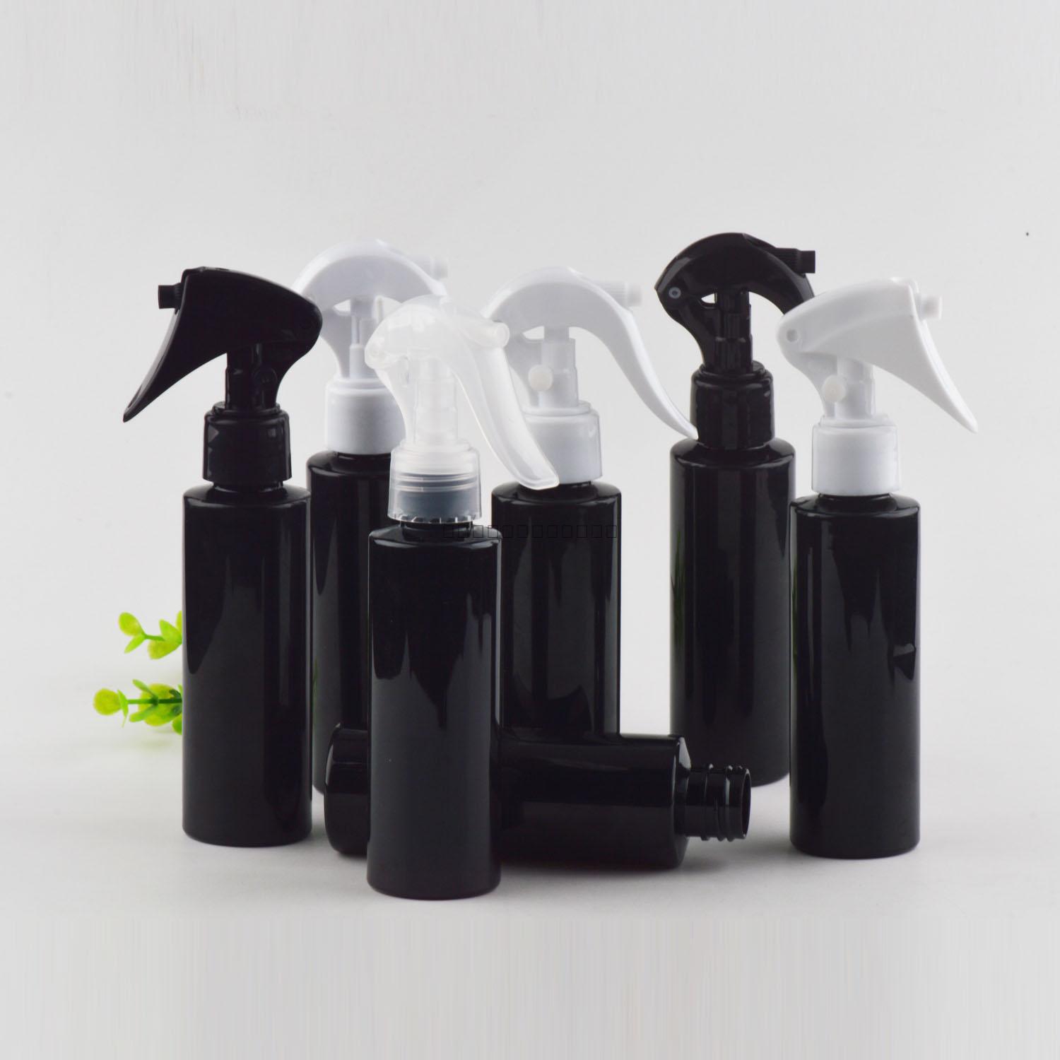 120ML黑色平肩小老鼠喷雾瓶园艺浇花塑料瓶PET细雾美发喷瓶