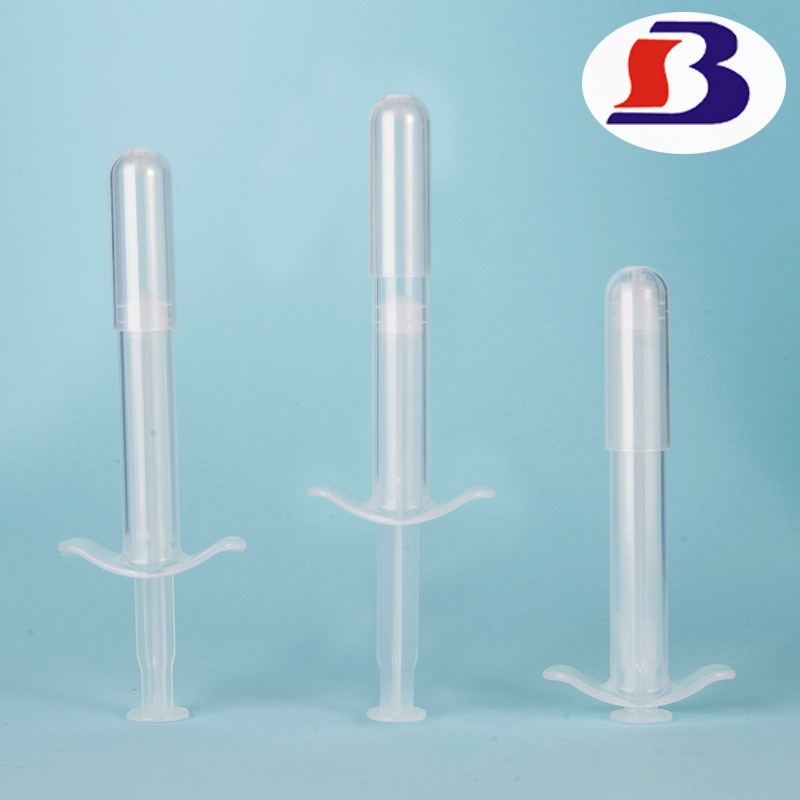 大耳朵凝胶管可加工定 制 白色透明凝胶管 便携小巧妇科给药器