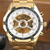 2016 new style Swiss fully automatic mechanical watch male watch tide male sports Yu Wenle same tide brand hollow watch