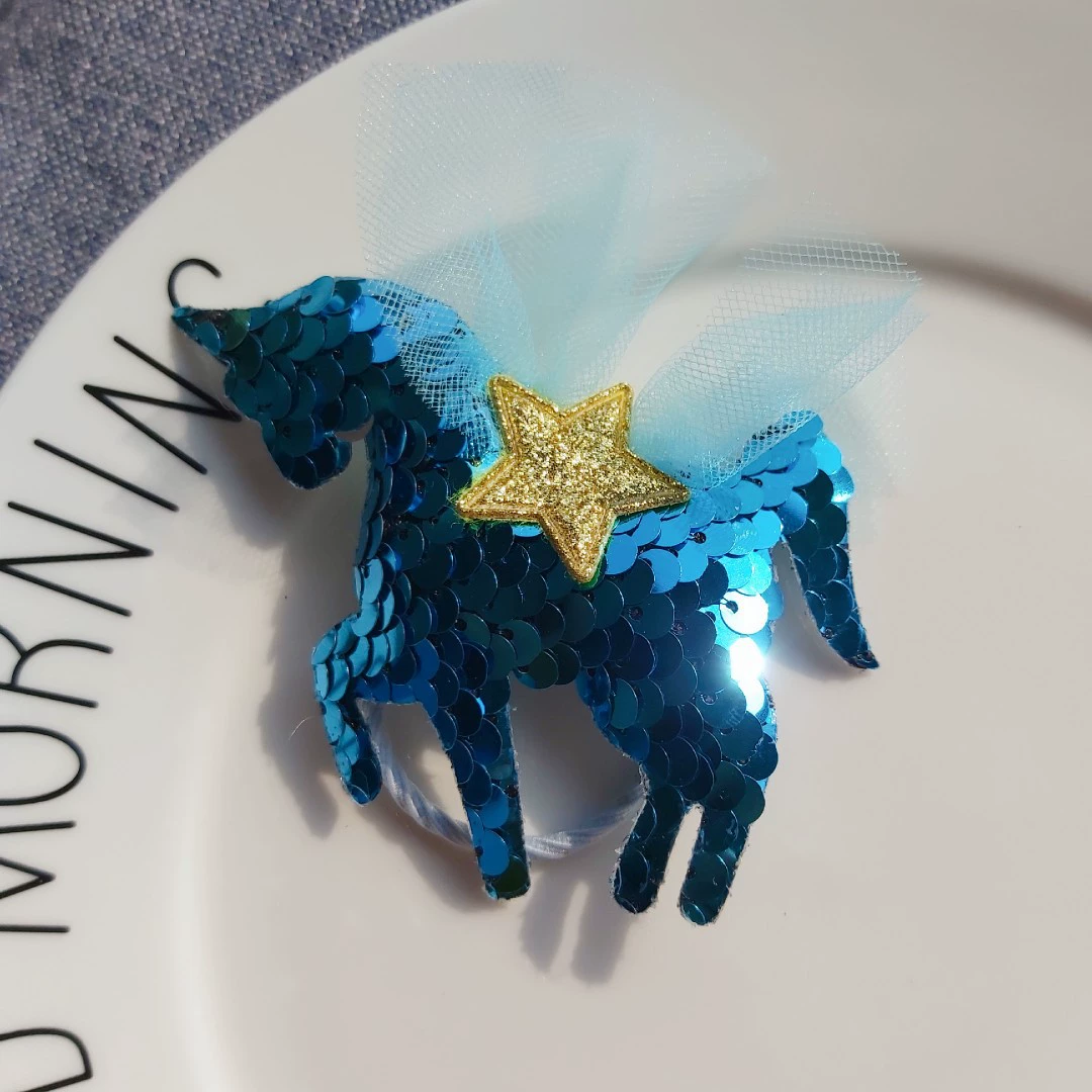Детские ногти sequins, милый верёвка для волос