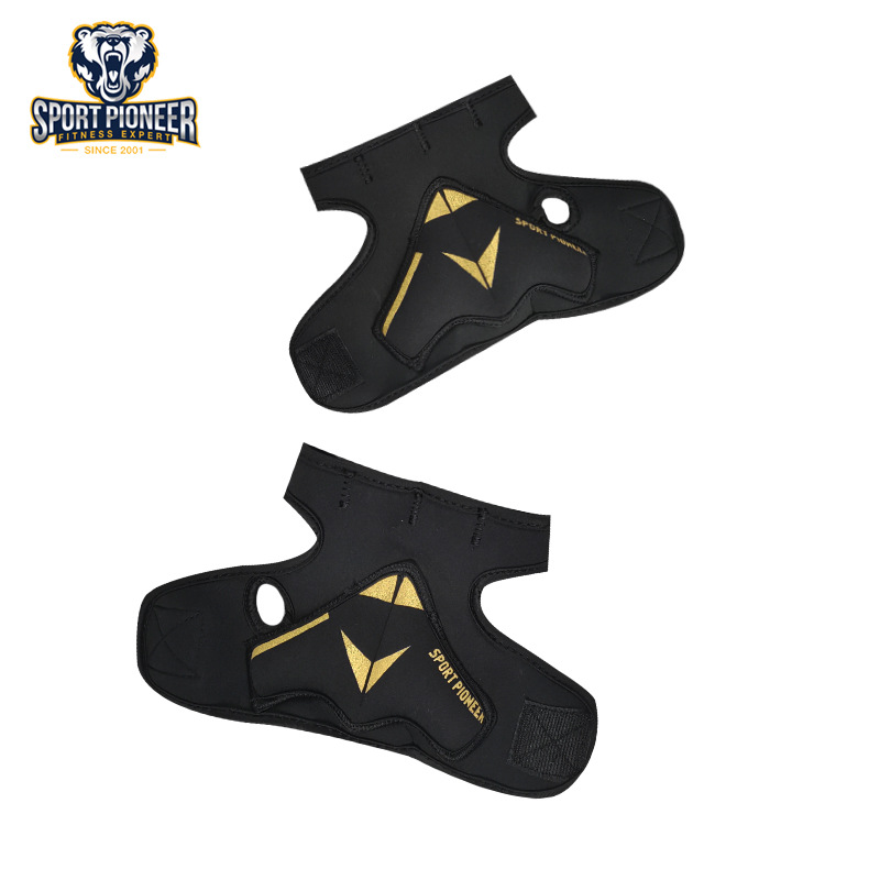 Nuevo 2 libras deportes peso-cojinete guantes pesados fuerte muñeca boxeo corriendo medio dedo guantes