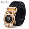 Cohnim Kevin factory wholesale men's belt dermis automatic buckle live head layer cowhide business belt