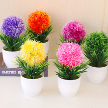 仿真植物迷你小圆球盆栽草球盆景小树家居装饰花摆件创意樱雪球