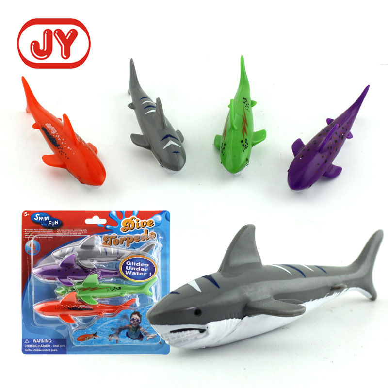 Amazon verano piscina buceo juguetes piscina interactivo lanzando tiburón torpedo Juguetes De Agua fábrica al por mayor