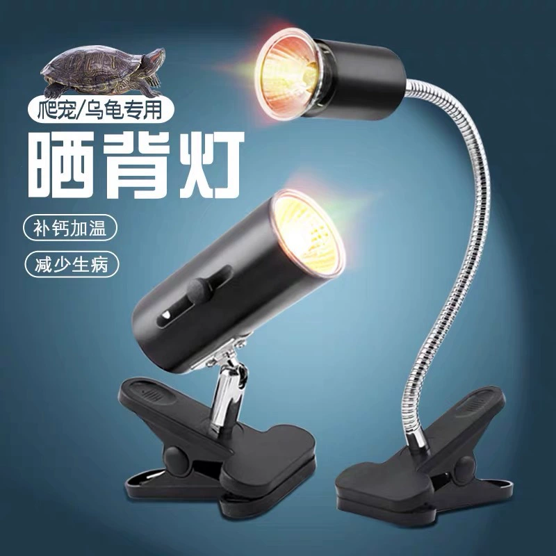 Черепаха Солнечная подсветка Изогнутая длинная подставка для лампы uva Нагревательная лампа UVB Полный спектр Черепаха Солнечная подсветка Подставка для рептилий Подставка с подогревом