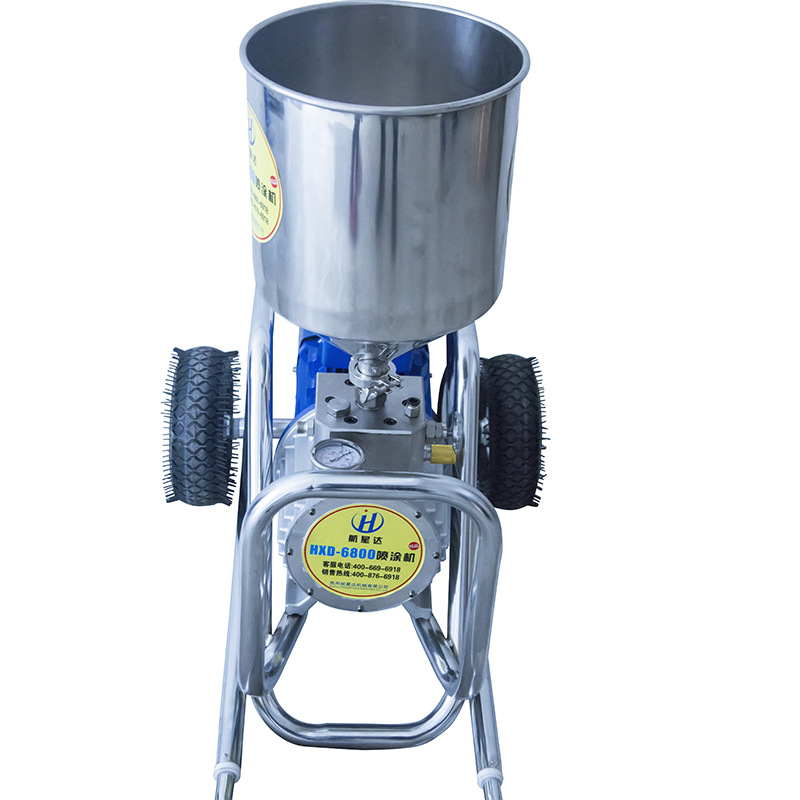 HXD6800A隔膜式喷涂机电动无气喷涂机汽油高压无气喷涂机7000