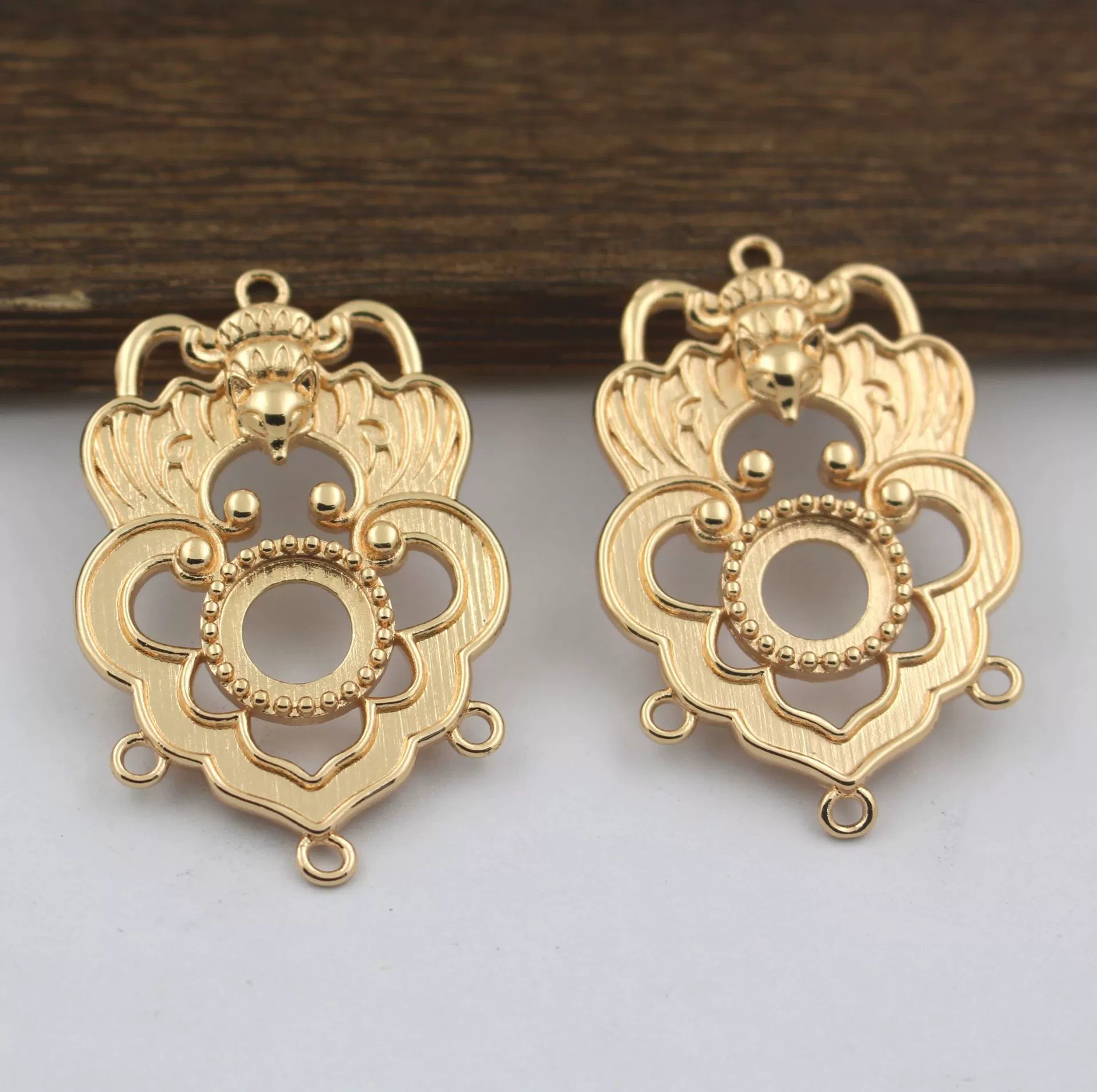 Copper accessories, pendant with tassels, Chinese hairpin, hair accessory