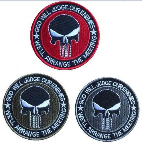 3D embroidery Velcro armband 3-color morale badge cloth patch