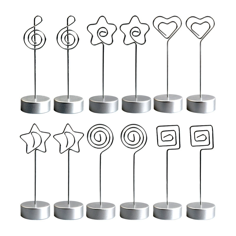 Cross-border hot-selling creative resin base business card holder desktop message clip memo clip factory direct supply