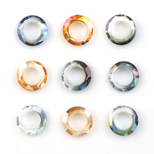 8-30mm天使环大孔圆圈玻璃散珠diy饰品配件美甲鞋服配饰制作材料