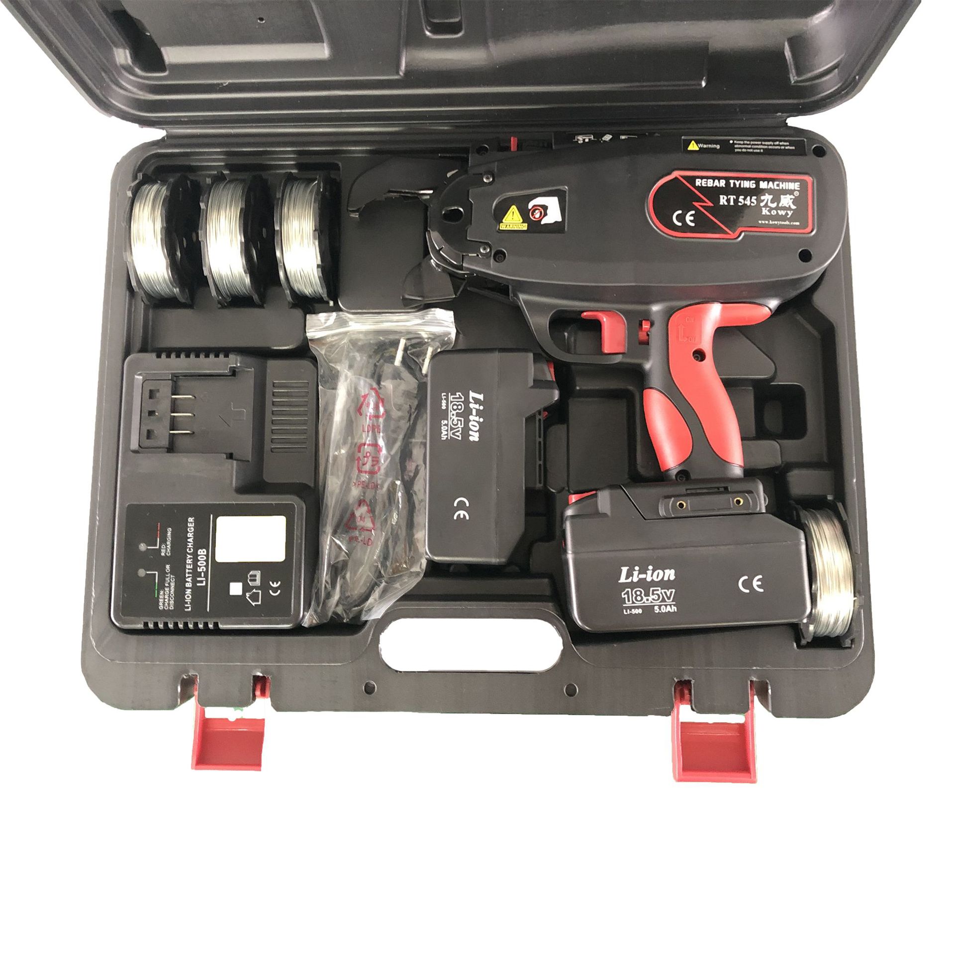 Kowy九威屏显RT545 18.5V全自动钢筋捆扎机 建筑钢筋快速捆扎