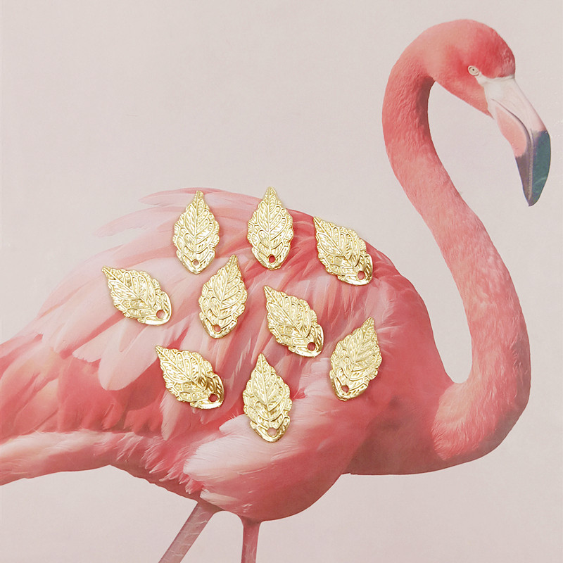 发饰diy合金配件 合金小树叶配件发饰配件批发现货厂家直销