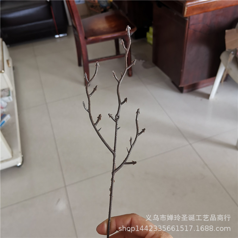 Manufacturer supplies Christmas red fruit fork accessories with wire…