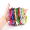 Woven aluminum wire, silk threads, accessory handmade, 0.6-3mm