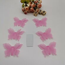 3D立体镂空夜光贴蝴蝶贴发光墙贴8*5CM家居创意荧光夜光墙贴