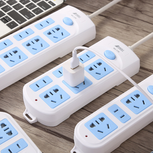 Nanfan multi-socket power strip 3/5 meter plug-in socket converter multi-function with long line for home use