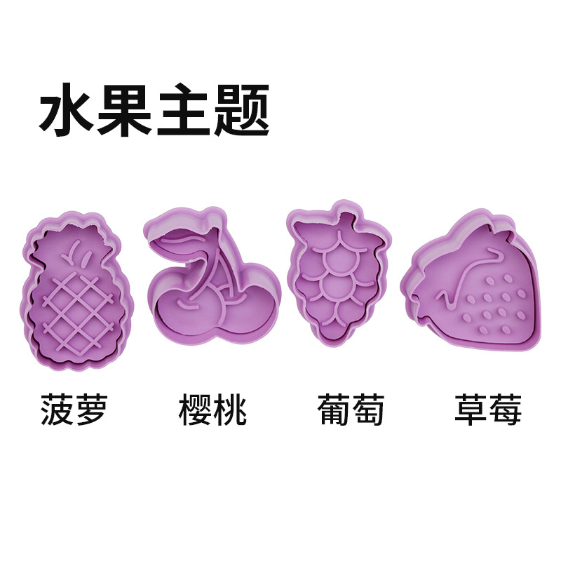 Molde de galletas de dibujos animados del fabricante, cortador de plástico 3D con resorte, molde para Pascua, Navidad, Halloween image 11