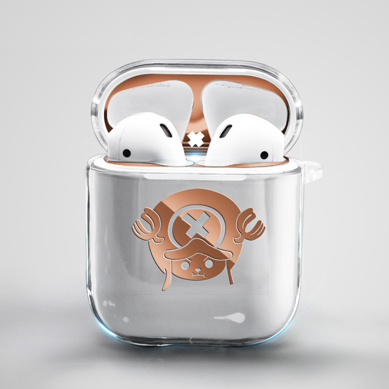 Suitable for Airpods2 Apple Wireless Headphones Second Generation Transparent Protective Shell Dustproof Sticker Trendy Brand Inner Cover Sticker