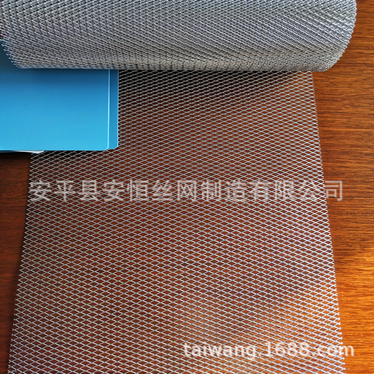 钛网孔径2*3mm厚度1mm 阳极钛网鱼缸消毒用 拉伸钛板网