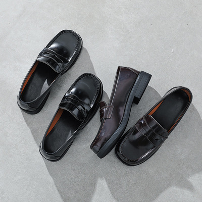 Japan student solar system College wind Cedar heart-shaped jk Uniform shoes cosplay Performances shoes Baby leather shoes