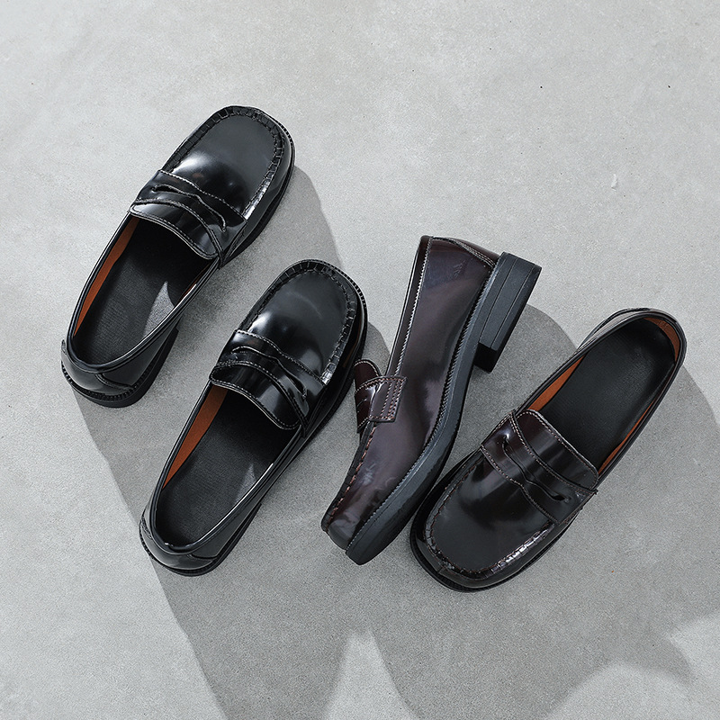 Japan student solar system College wind Cedar heart-shaped jk Uniform shoes cosplay Performances shoes Baby leather shoes