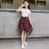 White top + skirt