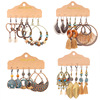 Ethnic earrings, capacious accessory with tassels, suitable for import, boho style, ethnic style, wholesale