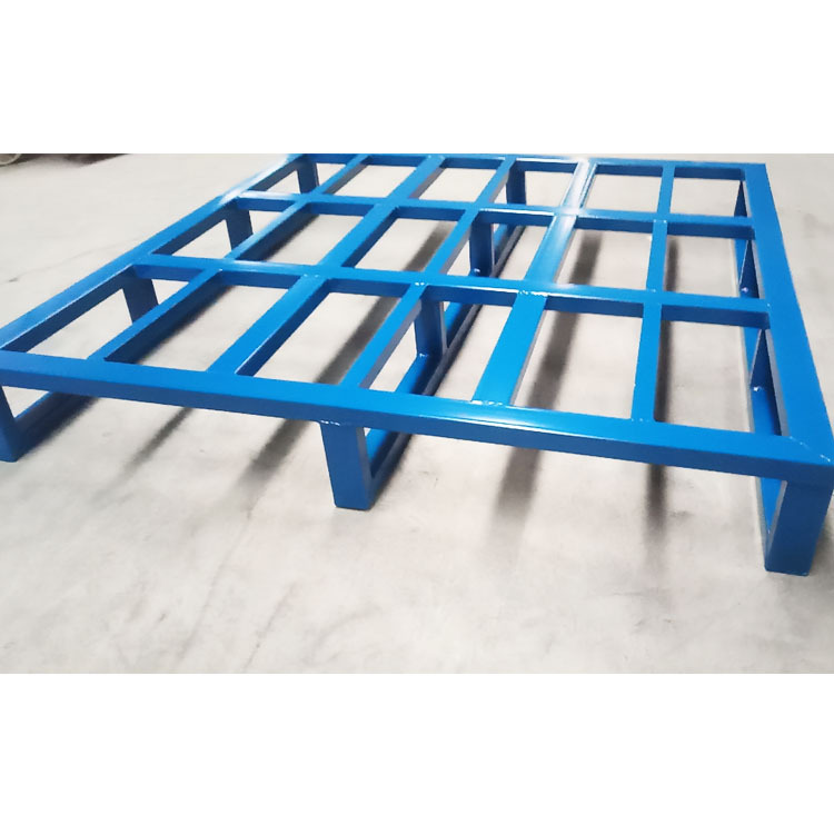 厂家直销物流仓库冷库托盘高承载单面双面周转钢托盘叉车重型托盘