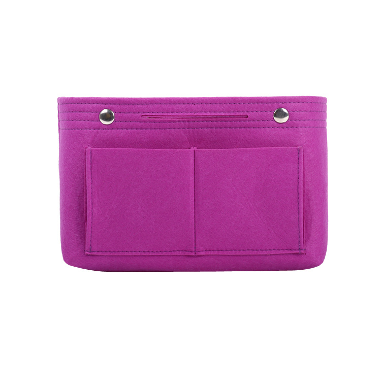 2023 bolsa de cosméticos de fieltro perezoso creativo transfronterizo bolsa central bolsa de almacenamiento de cosméticos bolsa portátil para mujer