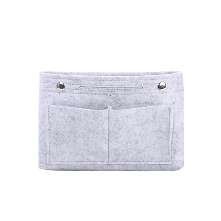 2023 bolsa de cosméticos de fieltro perezoso creativo transfronterizo bolsa central bolsa de almacenamiento de cosméticos bolsa portátil para mujer