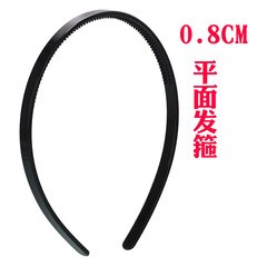 2023年新款潮流百搭發箍0.8cm平面黑色發箍頭箍 地攤夜市髮飾