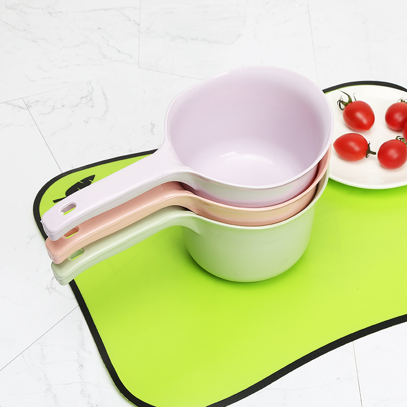 Plastic Water Spoon Thickeneded Water Ladle Kitchen Household Bath Watering Flower Kitchen Supplies Water Ladle Plastic Water Ladle Long Handle