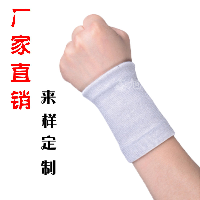 Bamboo charcoal four-sided bullet wrist thin sweat-absorbent riding running badminton fitness knitted warm wrist guard