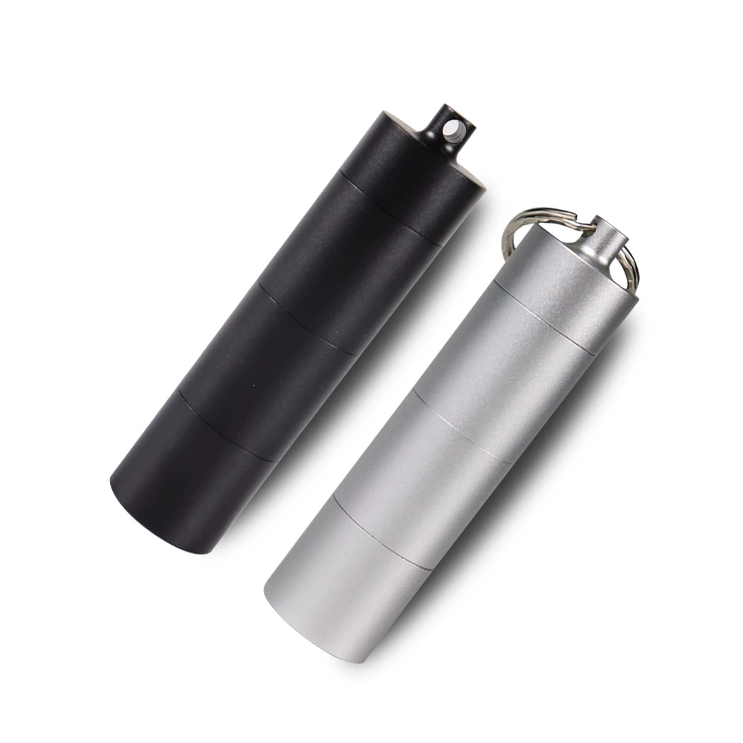 Мульти-сетка портативный герметичный аптечка цельнометаллический полный водонепроницаемый резервуар выживания водонепроницаемый Бин брелок оптовая продажа с фабрики