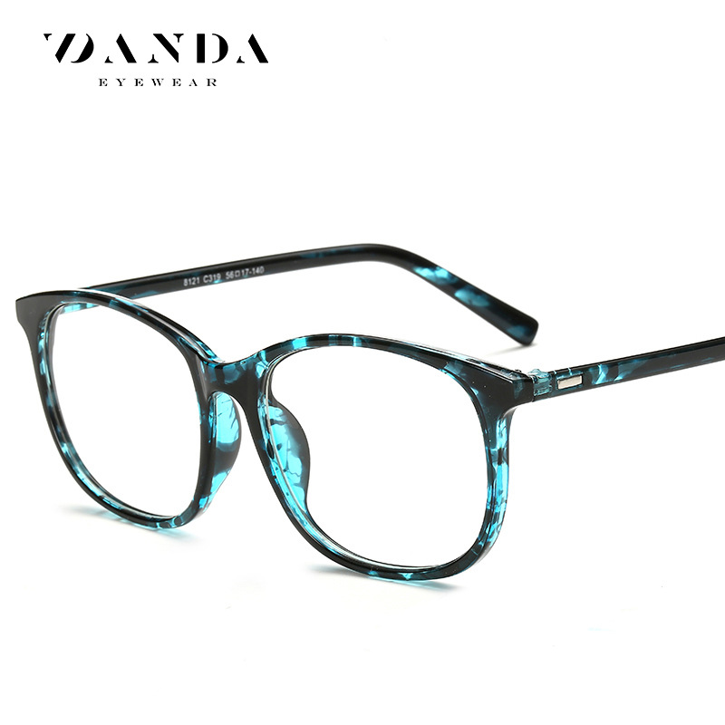 2021 nuevas gafas lisas estilo coreano marco grande gafas retro marco hombres y mujeres mismas gafas de marco completo 8121 en stock al por mayor